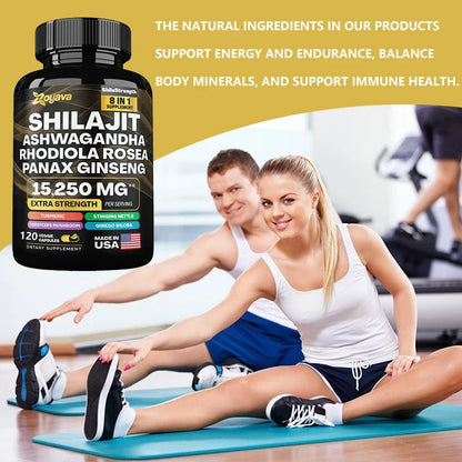Shilajit Complex Capsules With Ashwagandha & Ginseng
