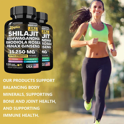 Shilajit Complex Capsules With Ashwagandha & Ginseng