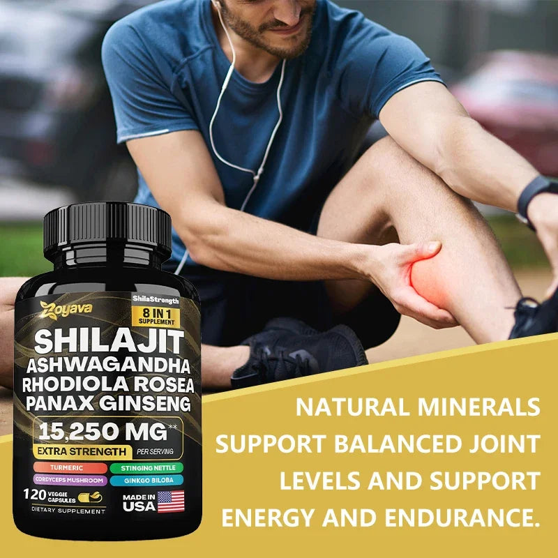 Shilajit Complex Capsules With Ashwagandha & Ginseng