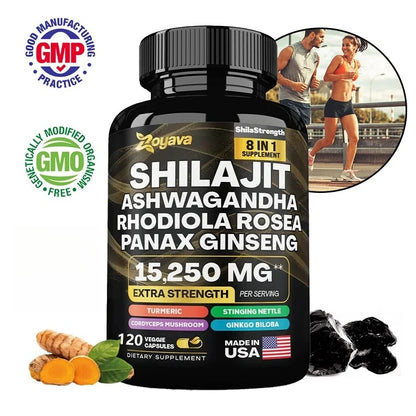 Shilajit Complex Capsules With Ashwagandha & Ginseng